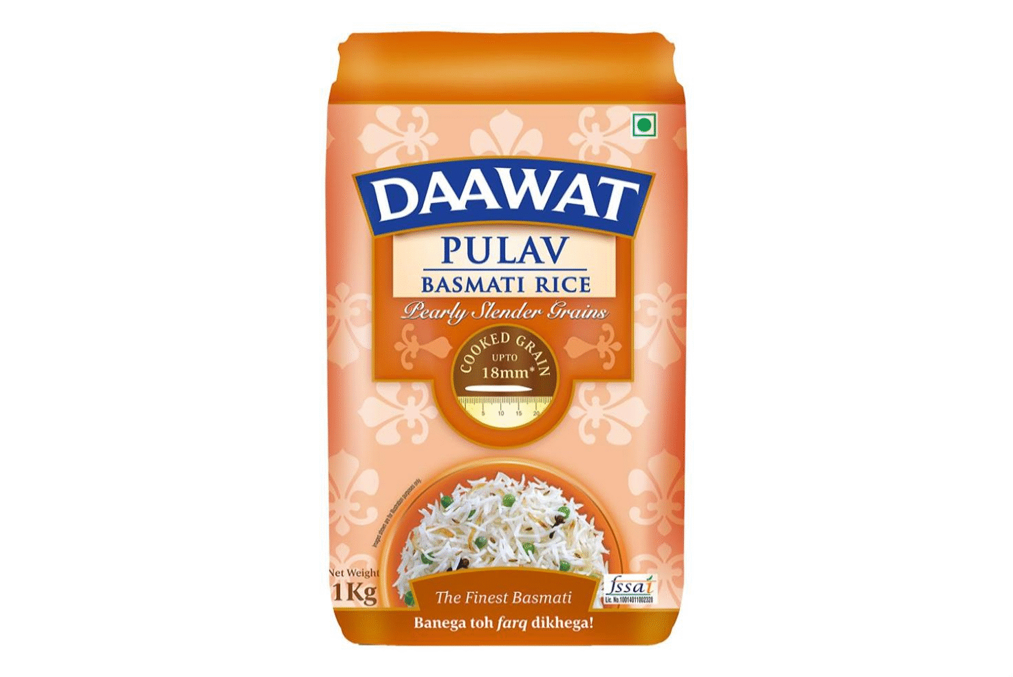 DAAWAT PULAV BASMATI RICE 1KG